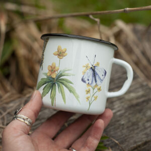 enamel mug